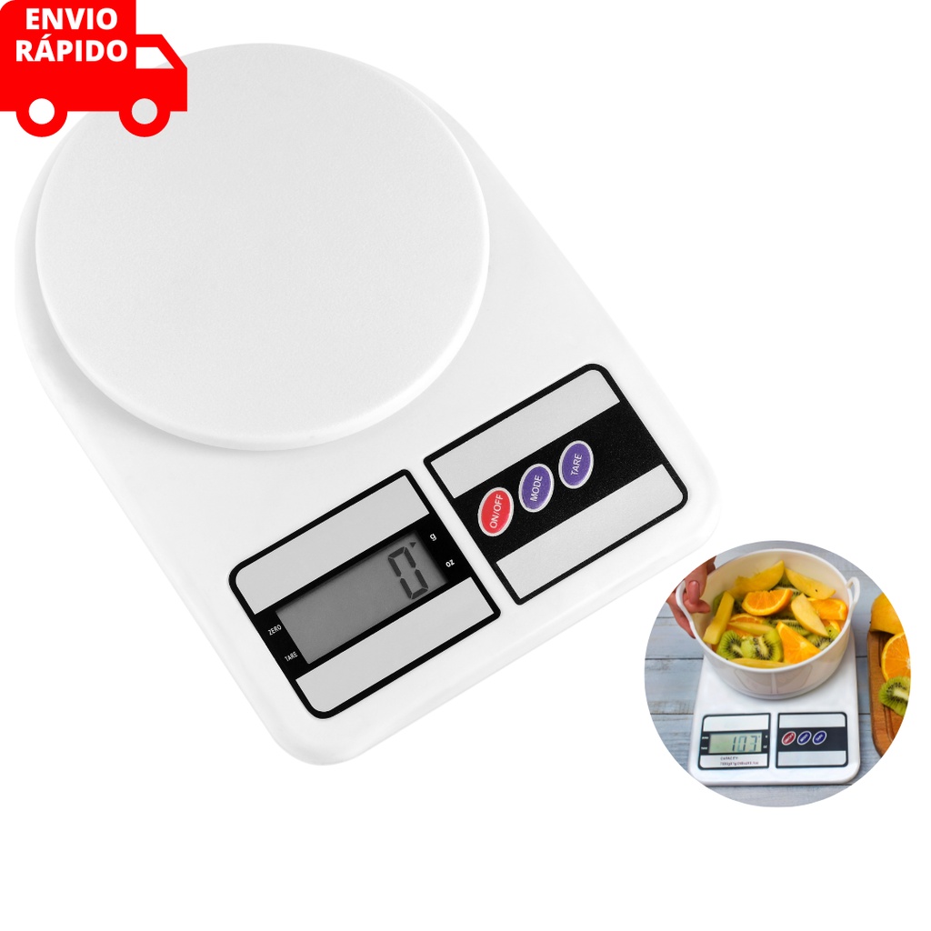 Balança De Cozinha Digital 10 KG Para Pesar Alimentos Dieta Nutrição Para  Cozinheiros  Restaurantes  Casa Doméstica Original