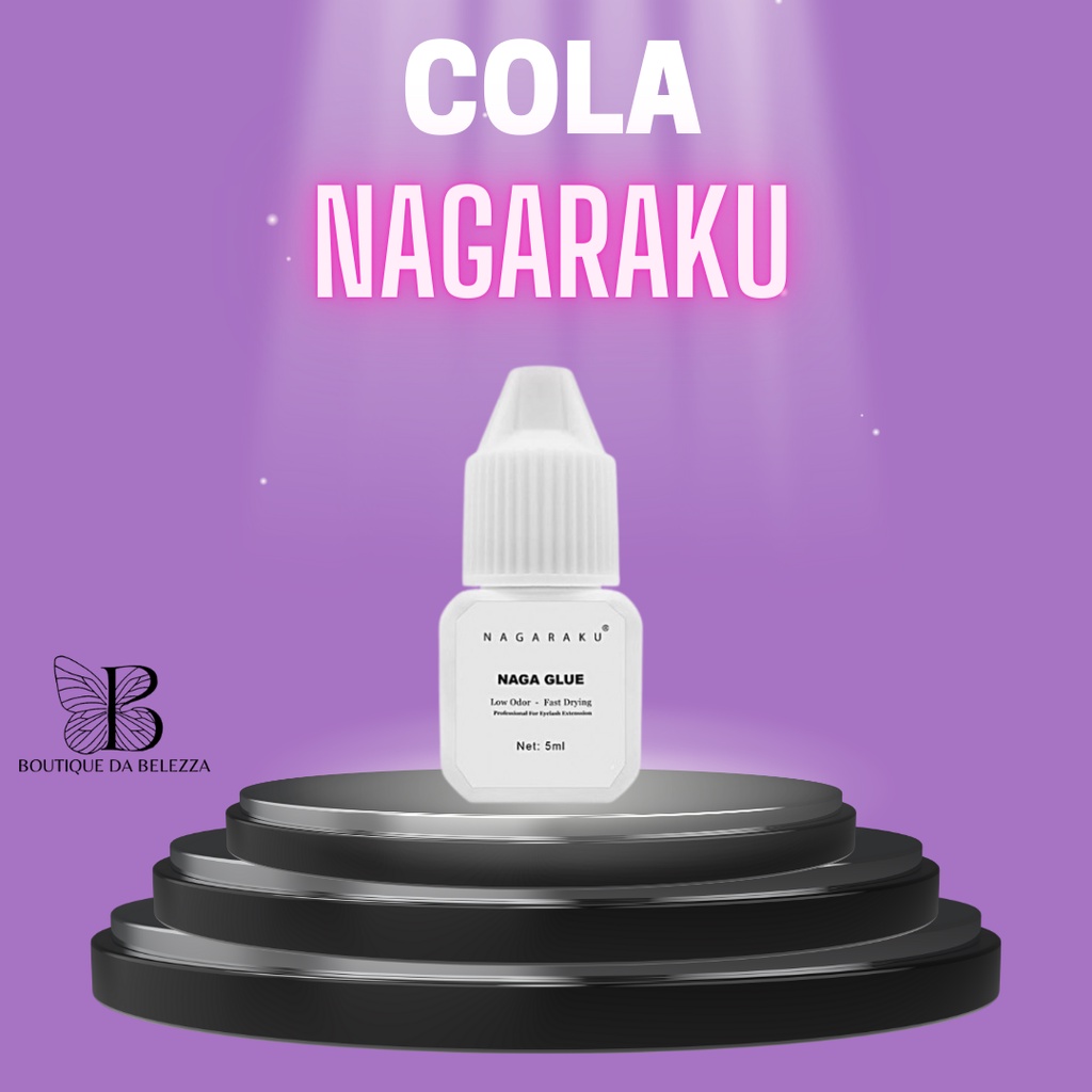 Cola para Cilios Nagaraku 5ml - Nagaglue 1-3s