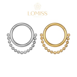 Piercing conch  Aço cirúrgico argola Segmento Articulado Corrente Bolinhas em Oferta na Shopee