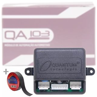 Módulo Levantador Subida e Descida Vidro Elétrico QA103 - 2 Portas + Fita Isolante 10m em Oferta na Shopee