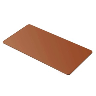 Desk Pad Grande Couro Sintético Caramelo Costurado Básico