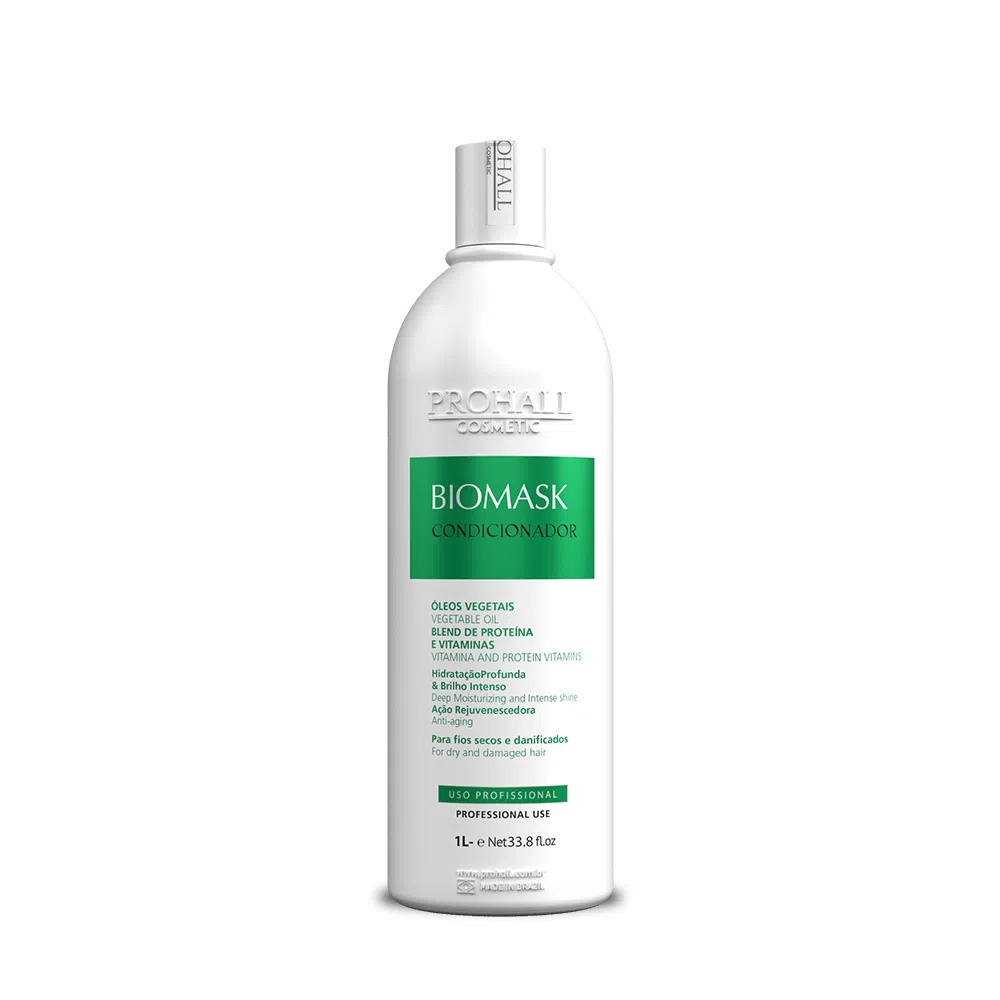 Condicionador Biomask Prohall Profissional/Home Care - Brilho Intenso
