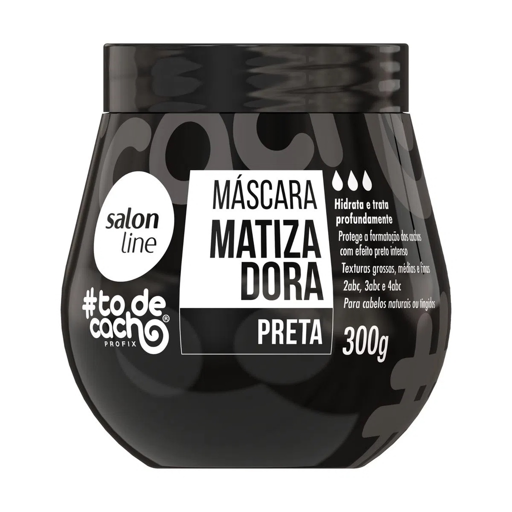 Salon line Máscara de Hidratação (Matizadora Preta) 500g