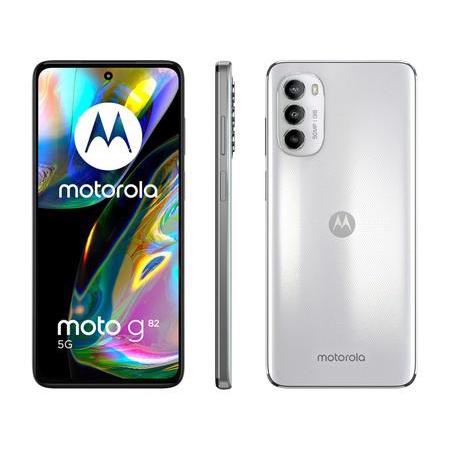 Smartphone Motorola Moto G82 128GB Branco 5G Octa-Core 6GB RAM 6,6” Câm. Tripla + Selfie 16MP
