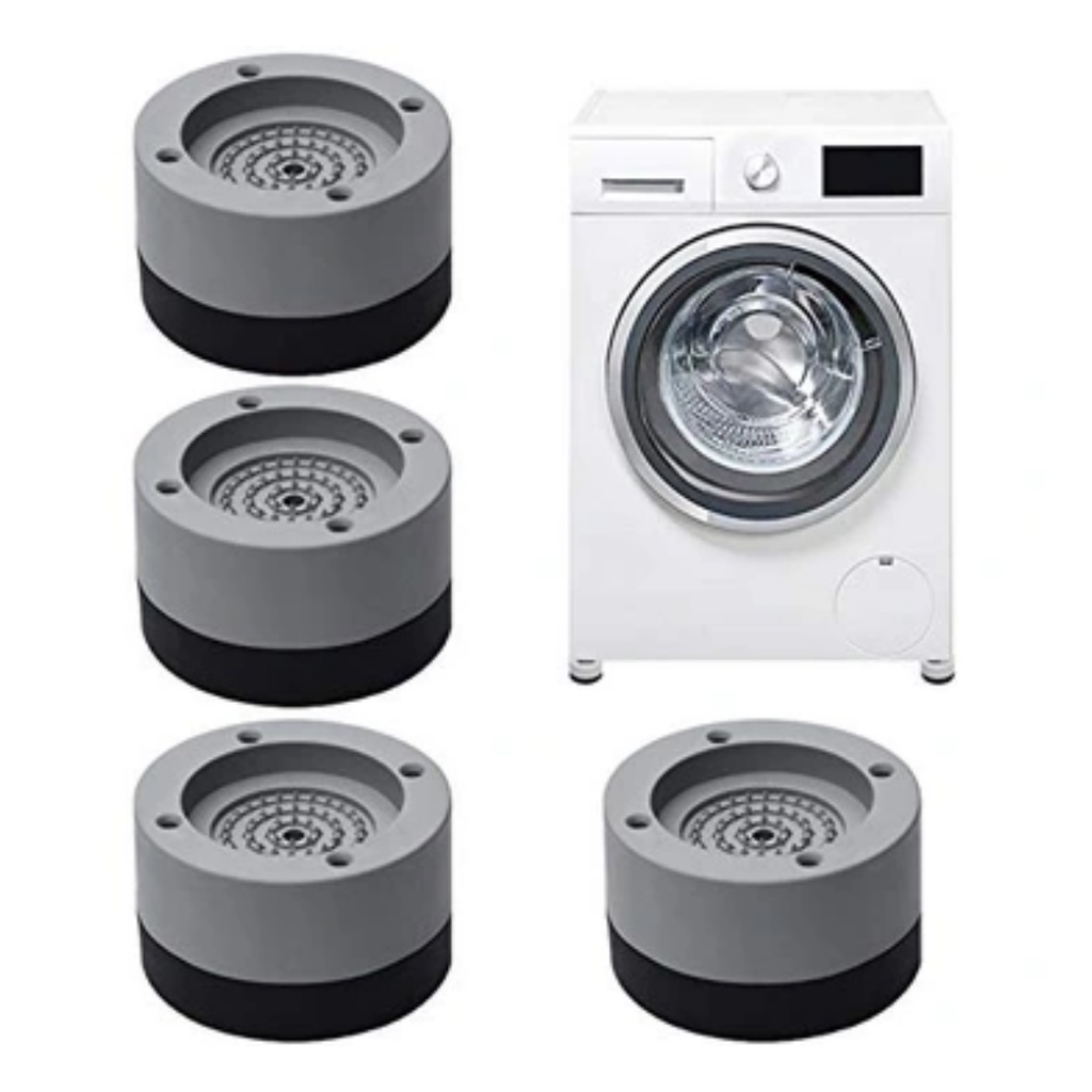 Pé Anti-vibração Para Máquina Lava E Seca Com 4 Unidades em Oferta na Shopee