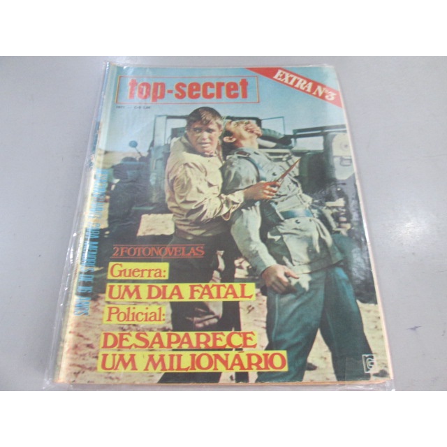 Fotonovela Top-Secret Extra 3 - Um Dia Fatal / Desaparece um Milionário