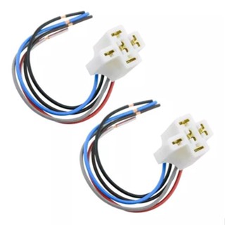 Par Chicote Conector Porta Relé 5 Vias/ 5 Fios Universal