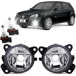 Par Farol Milha Volkswagen Golf 2007 2008 2009 2010 2011 2012 2013 Lâmpada
