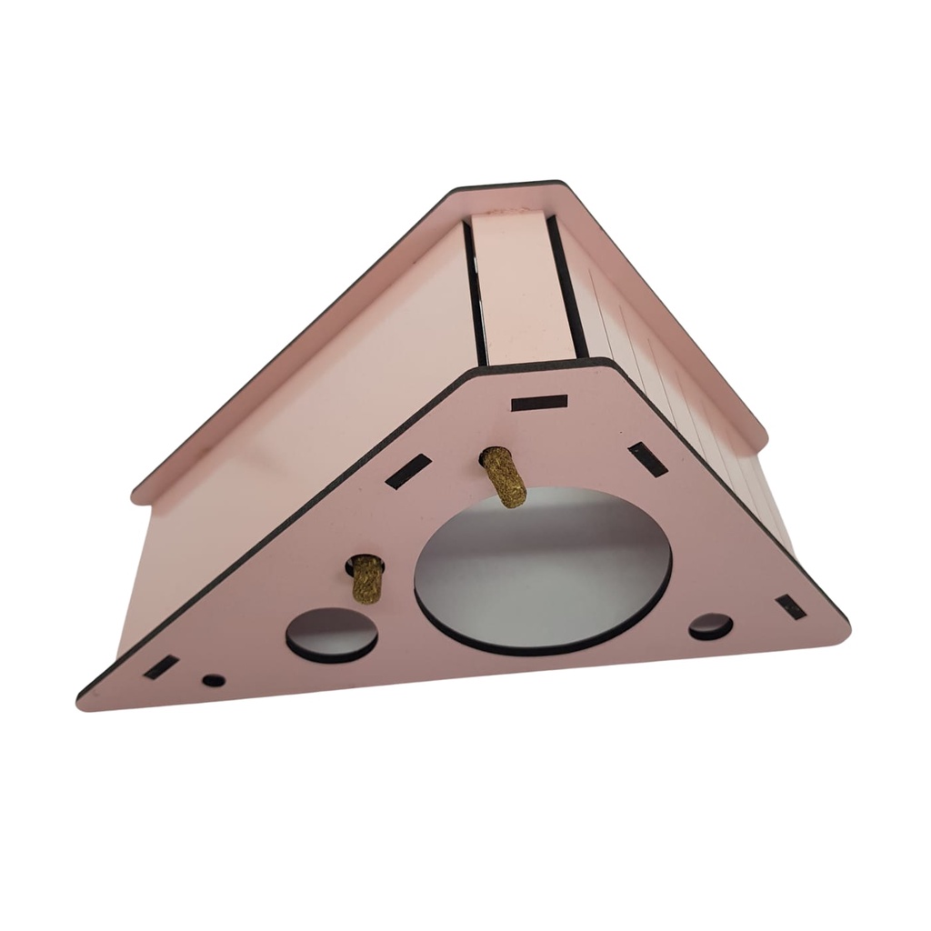 Brinquedo para hamster casinha de hamster acessorios roedor toquinha