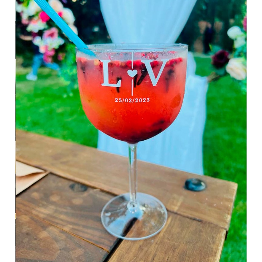 Kit 100 Taças de Gin 450 ml Personalizadas