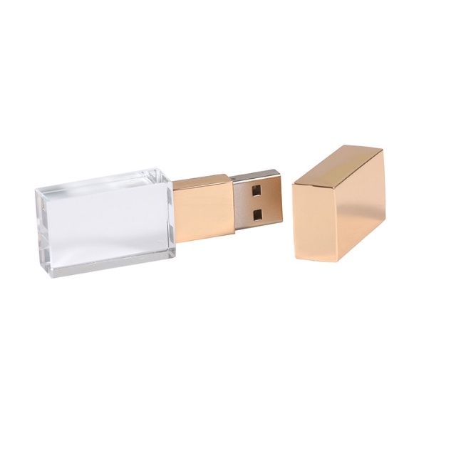 kit 10 unidade de pen drive de vidro pesonalizado a lase 4gb/8gb/16gb/32gb