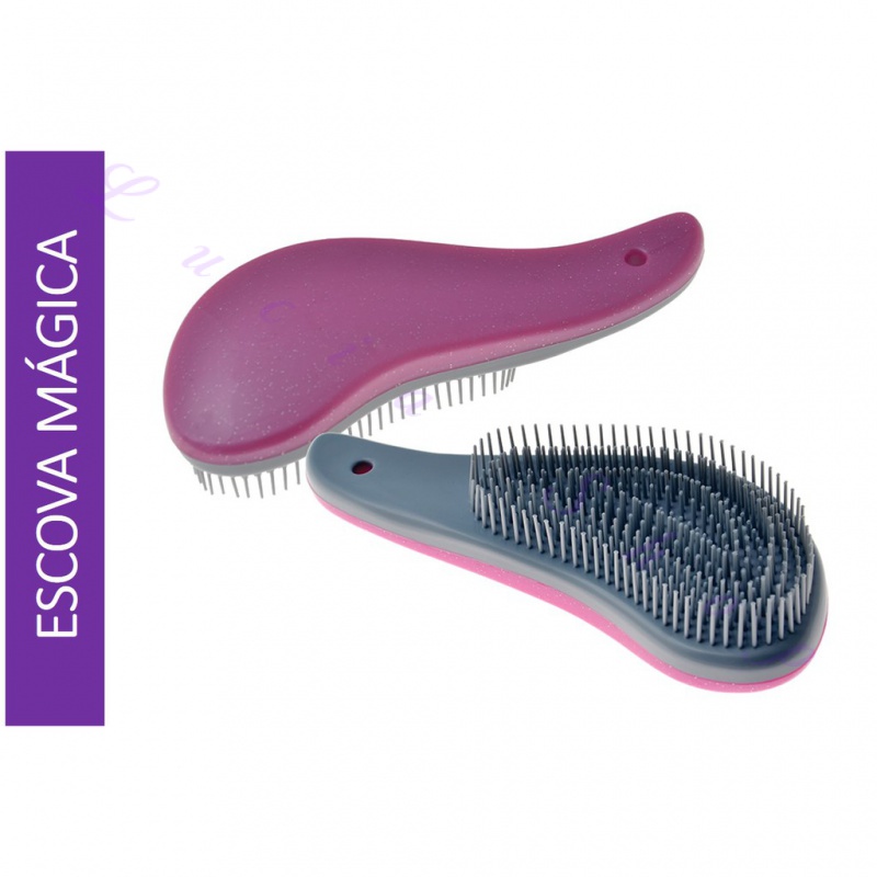 Escova de Cabelo Mágica para Desembaraçar Anti Frizz