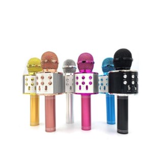 Microfone Karaokê Bluetooth Efeito De Voz Recarregável Modo Selfie