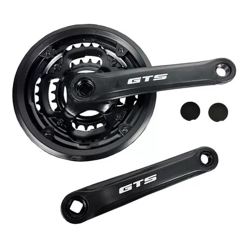 Pedivela Bicicleta GTS Reduzido 24/34/42 Triplo Coroa Aço