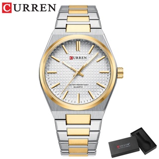 CURREN Marca Original Relógio Masculino Simples Moda Luxo À Prova Dwaterproof Água Aço Inoxidável Lazer Negócios 8439 em Oferta na Shopee