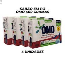 Kit Sabao em Po OMO 400 gramas C/4