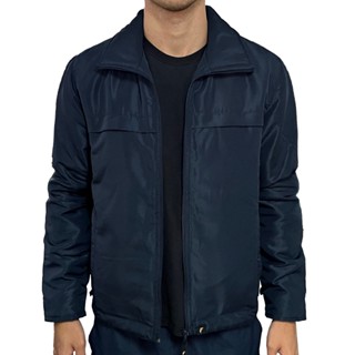 Jaqueta Básica Estofada Acolchoada Corte Frontal Inverno Frio Masculino Adulto