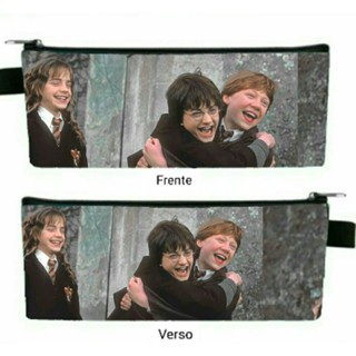 Estojo Slim Escolar  Personalizado Harry Potter