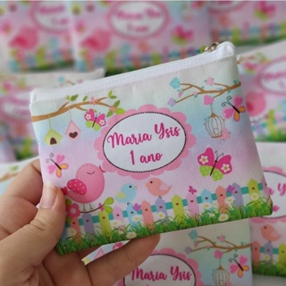 Porta Moedas Tecido Luxo Lembrancinha de maternidade, aniversário, igreja, empresas, etc. em Oferta na Shopee