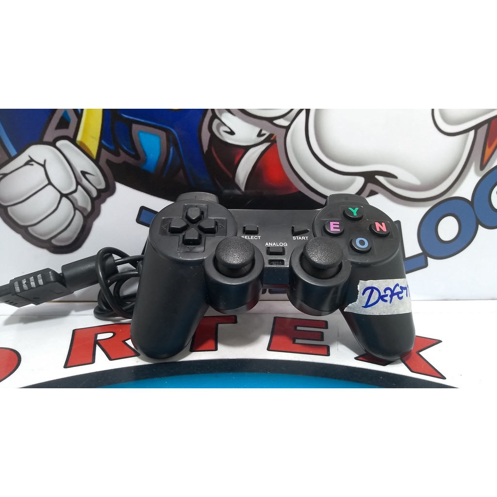 defeito sucata controle joystick alternativo ps2 playstation 2 unitário