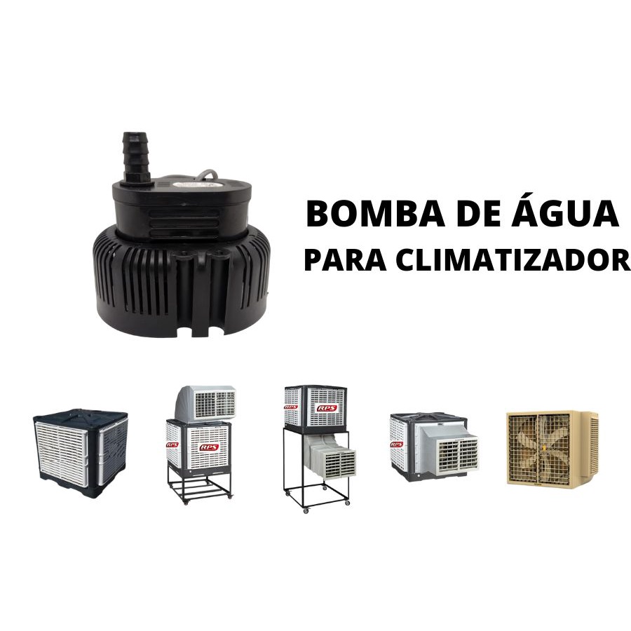 BOMBA D'AGUA 45W 2500 Litros/H 220V PARA CLIMATIZADOR EVAPORATIVO ROTO-MWM - NIM -TECNO E OUTROS