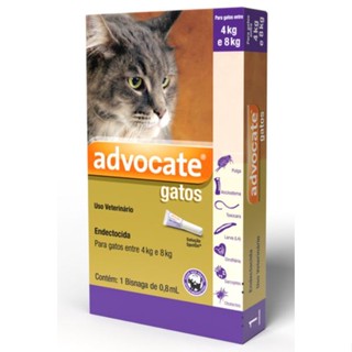 Advocate Anti pulgas para Gatos de 4 a 8 kg 1 pipeta