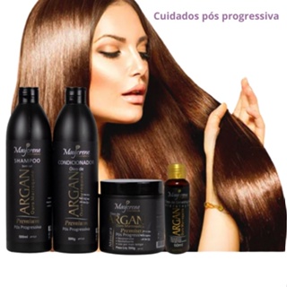 Cuidados Pós Progressiva Óleo de Argan Ouro Marroquino ShampCondMáscÓleoArganUmectaçãoaProntaEntrega em Oferta na Shopee