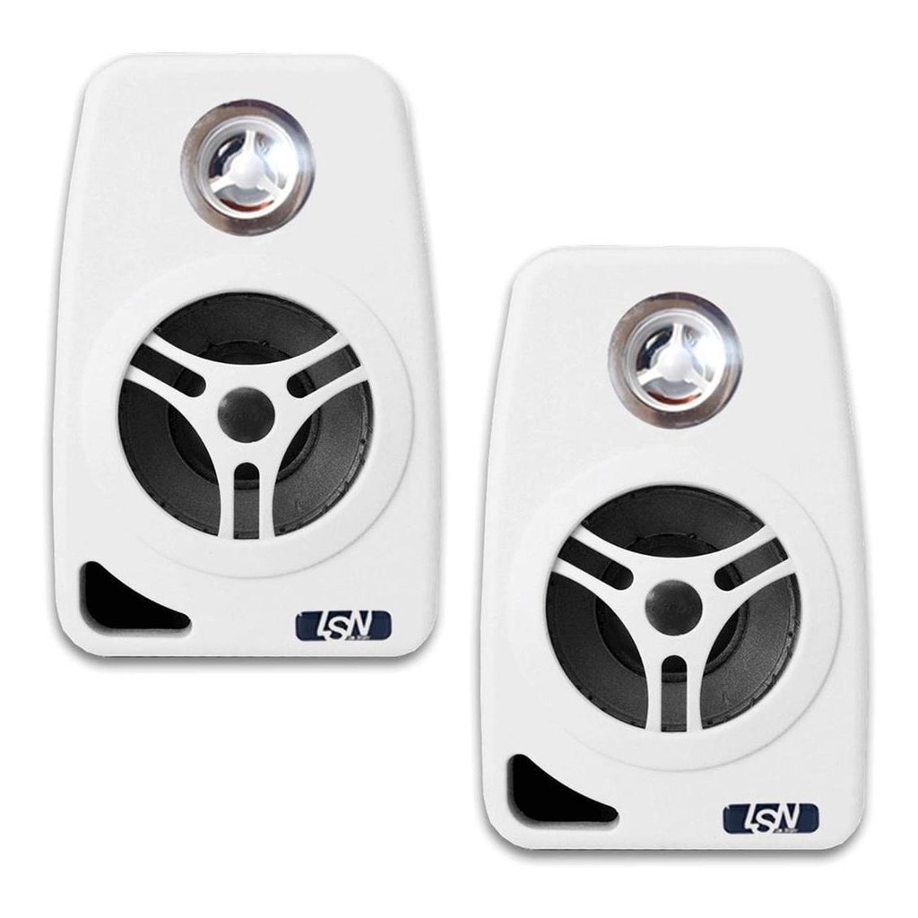 Kit Caixa Som Ambiente 140w Parede Teto Escritório Sala Bar em Oferta na Shopee