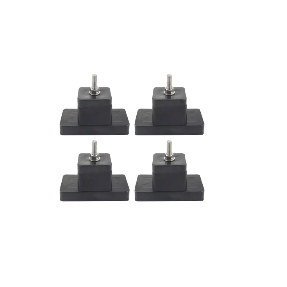 Kit 4 Coxim Calço  Borracha Para Ar Condicionado Split