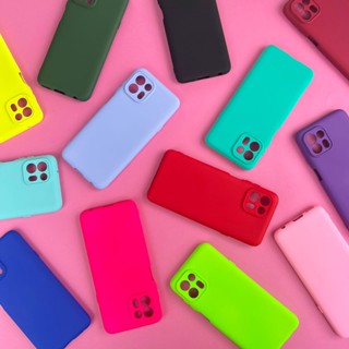 Capinha Para Motorola Moto Edge 20 Lite 5G / Capa Case Silicone Aveludada Colorida Forrada (CF26)