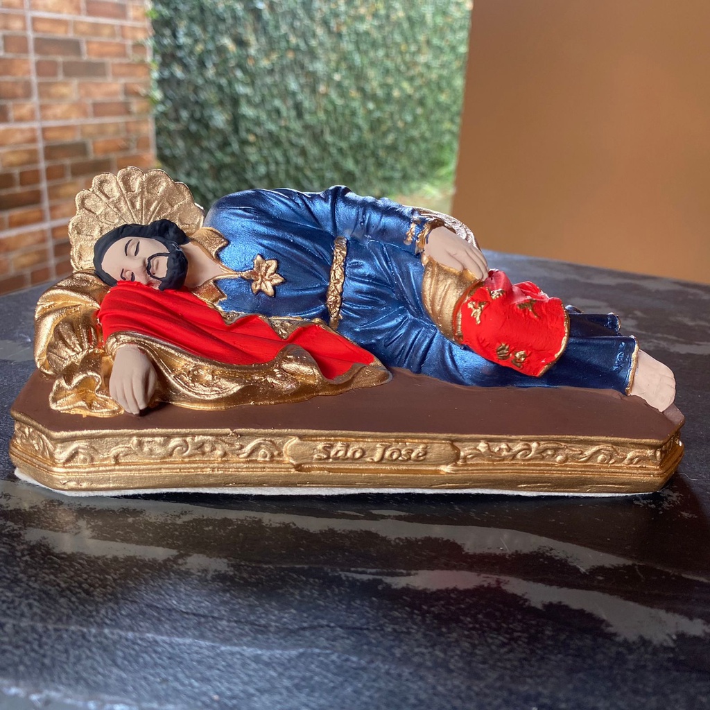 São José Dormindo de 20cm em Oferta na Shopee