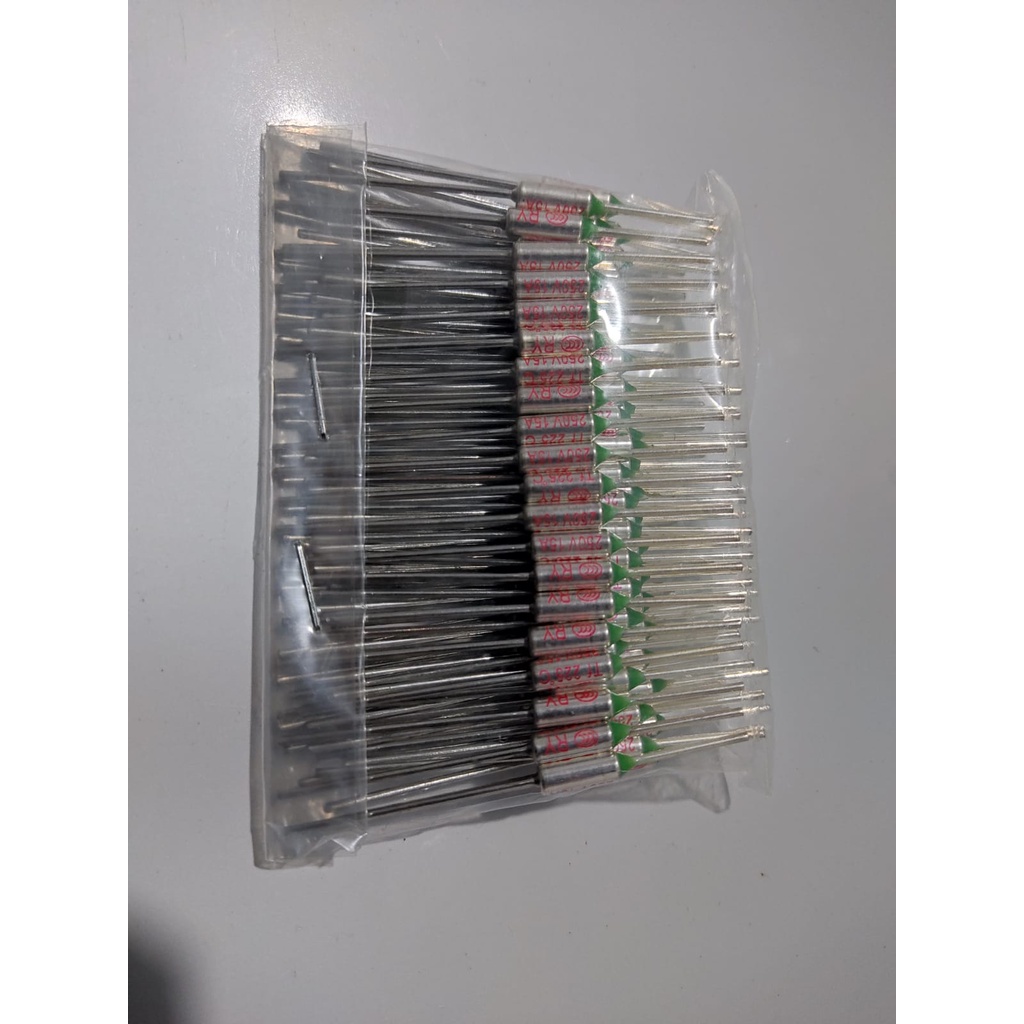 5 Unidades Fusível Térmico 250v - 15a - 225c