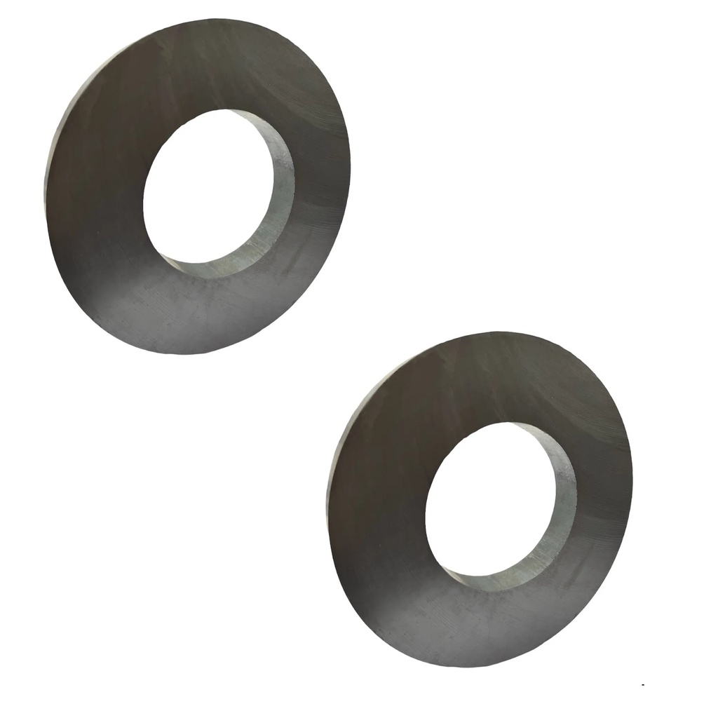 2 Imãs Anel de Ferrite Para Alto Falante Driver Corneta 169mm X 20mm Musicall Imantado