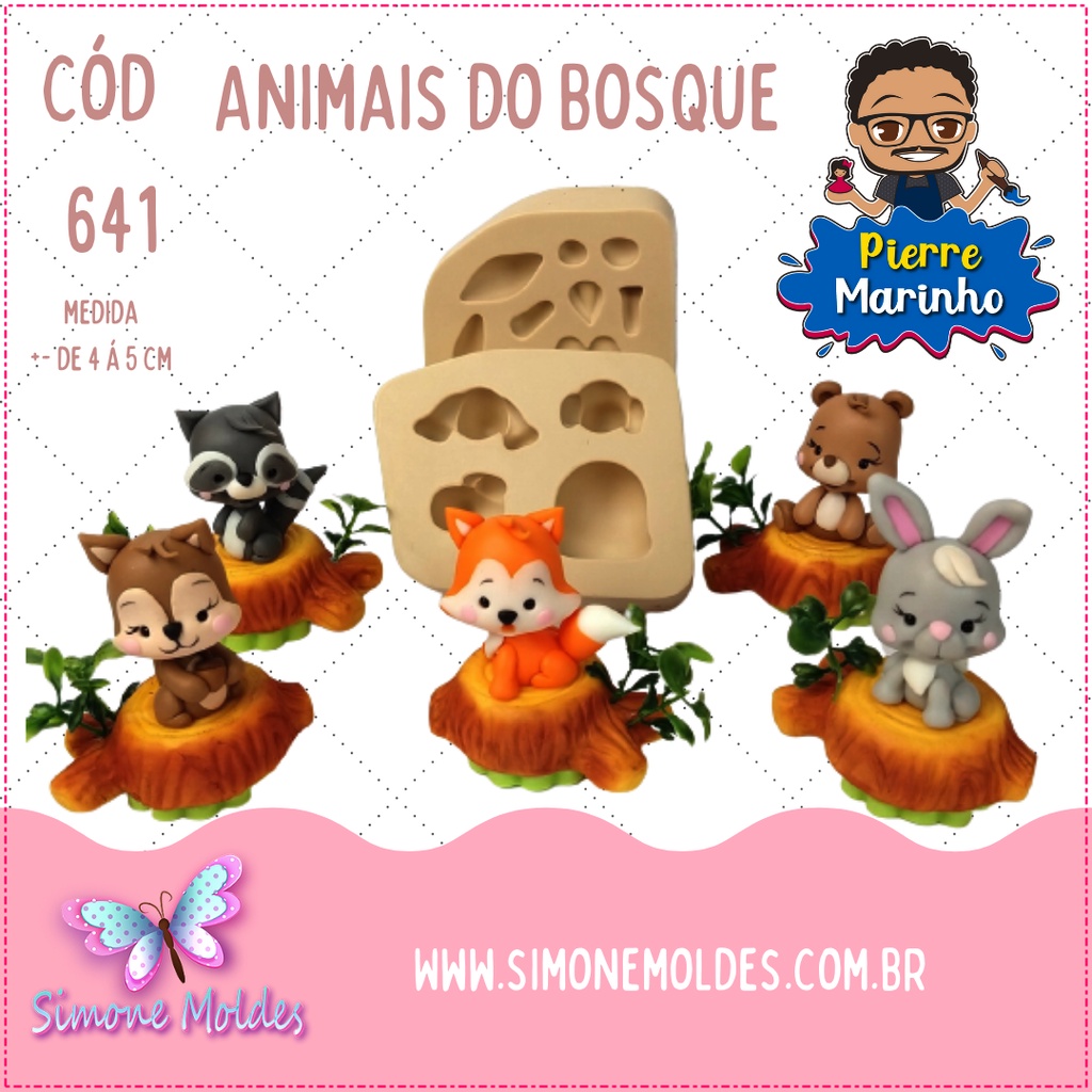 Animais do Bosque cód 641