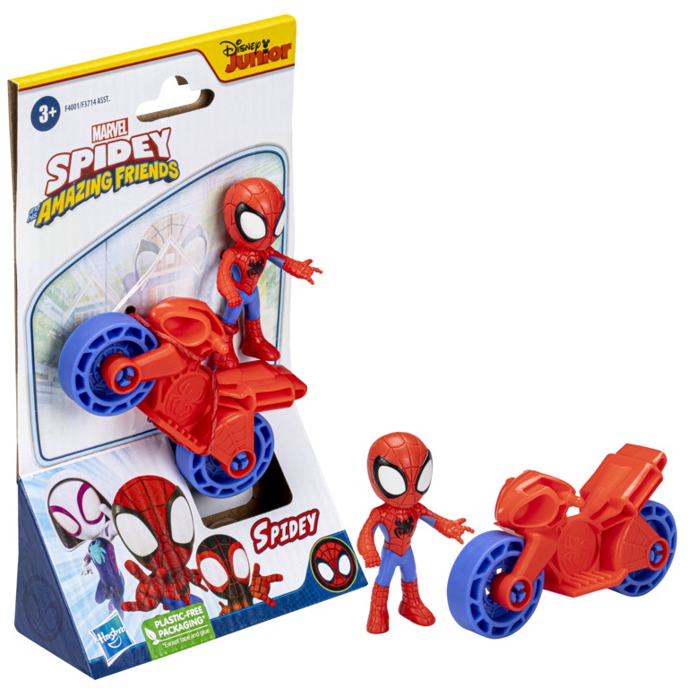 Boneco Homem-Aranha & Veículo Marvel Spidey & Amigos - Hasbro F4001 em Oferta na Shopee