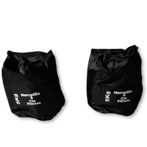 tornozeleira caneleira de peso 5kg par