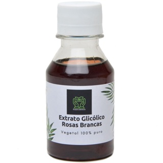 Extrato Glicólico Rosas Brancas 100%Puro Vegetal 100ml em Oferta na Shopee
