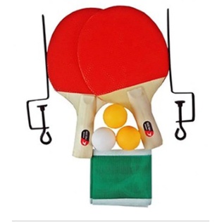 KIT PING PONG RAQUETES BOLINHAS REDE SUPORTE