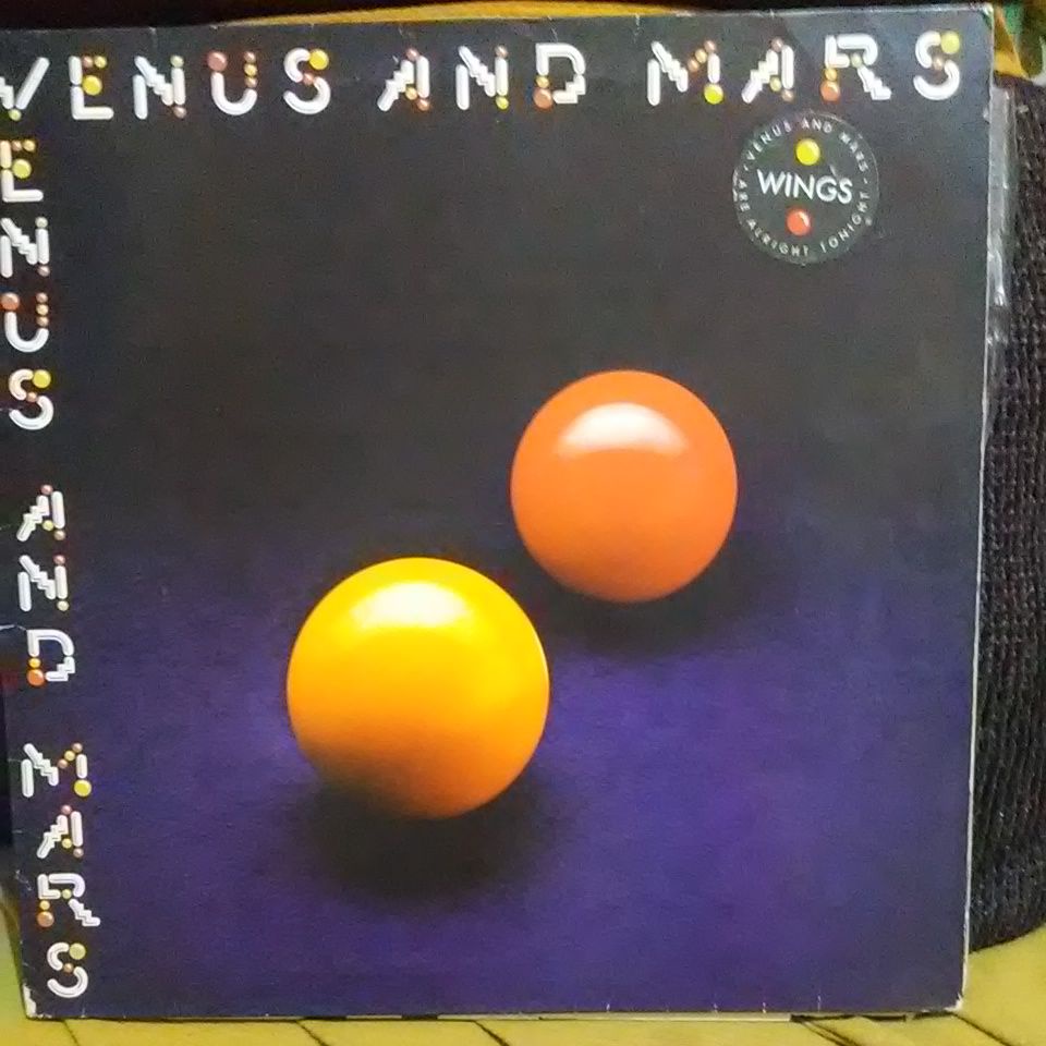 Lp vinil -  paul McCartney  & wings venus and mars are alright thonight com encarte/
