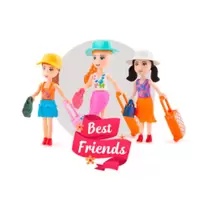 Bonecas Best Friends - Polibrinq BL589 - Mom & Baby