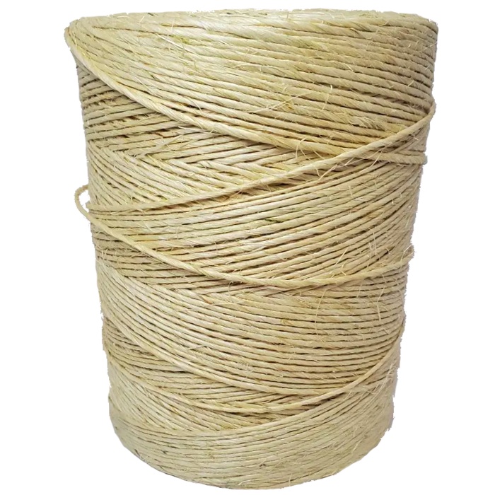 Fio Cordão De Sisal Natural Rolo 650mts Para Tag E Acabamento Fino