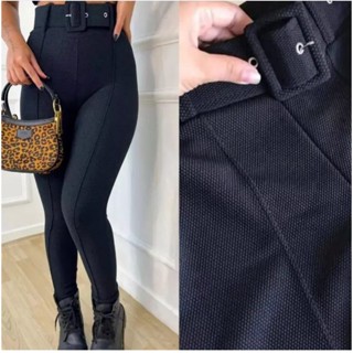 CALÇA SKINNY| COM CINTO | 12 CORES | MALHA POP | VM024