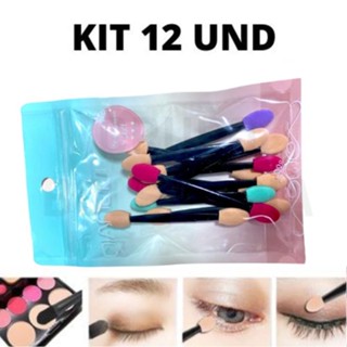 Kit 36 Aplicador de Sombra Pincel para Olhos Maquiagem
