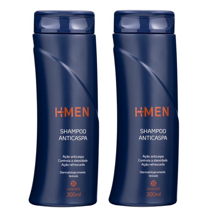 Kit 2 Shampoo Anti Caspa H-Men 300ml