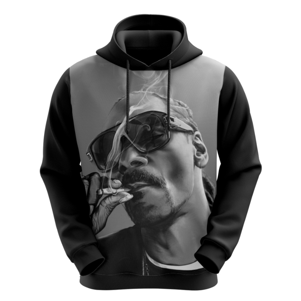 Blusa De Moletom Full Sublimada Snoop Dogg Cantor Rapper Compositor Pronta Entrega