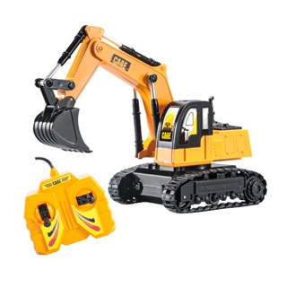 Brinquedo Trator Escavadeira de Controle Remoto com Fio 1:36 em Oferta na Shopee