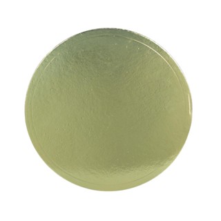 Kit 10 Unidades Cake Board Disco Para Bolo Ouro 23cm.