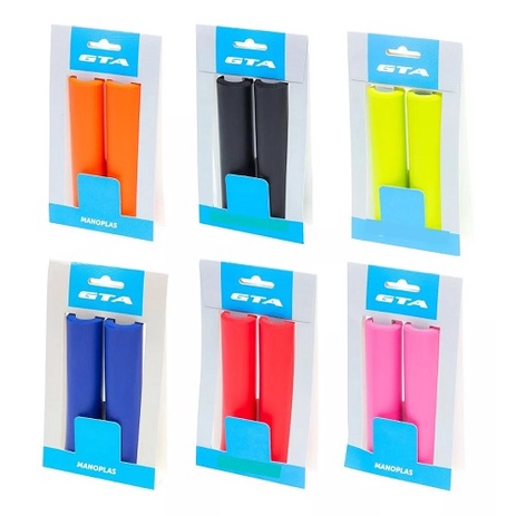 Manopla Punho Bike Silicone GTA Confortável Macia 135 mm CORES em Oferta na Shopee