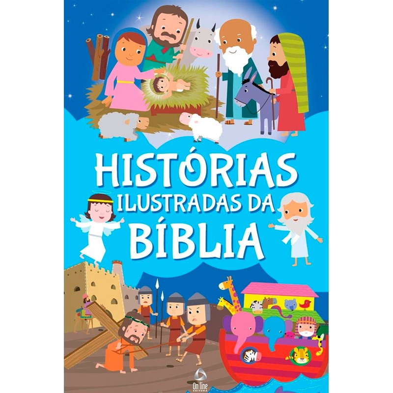 Histórias Ilustradas da Bíblia em Oferta na Shopee