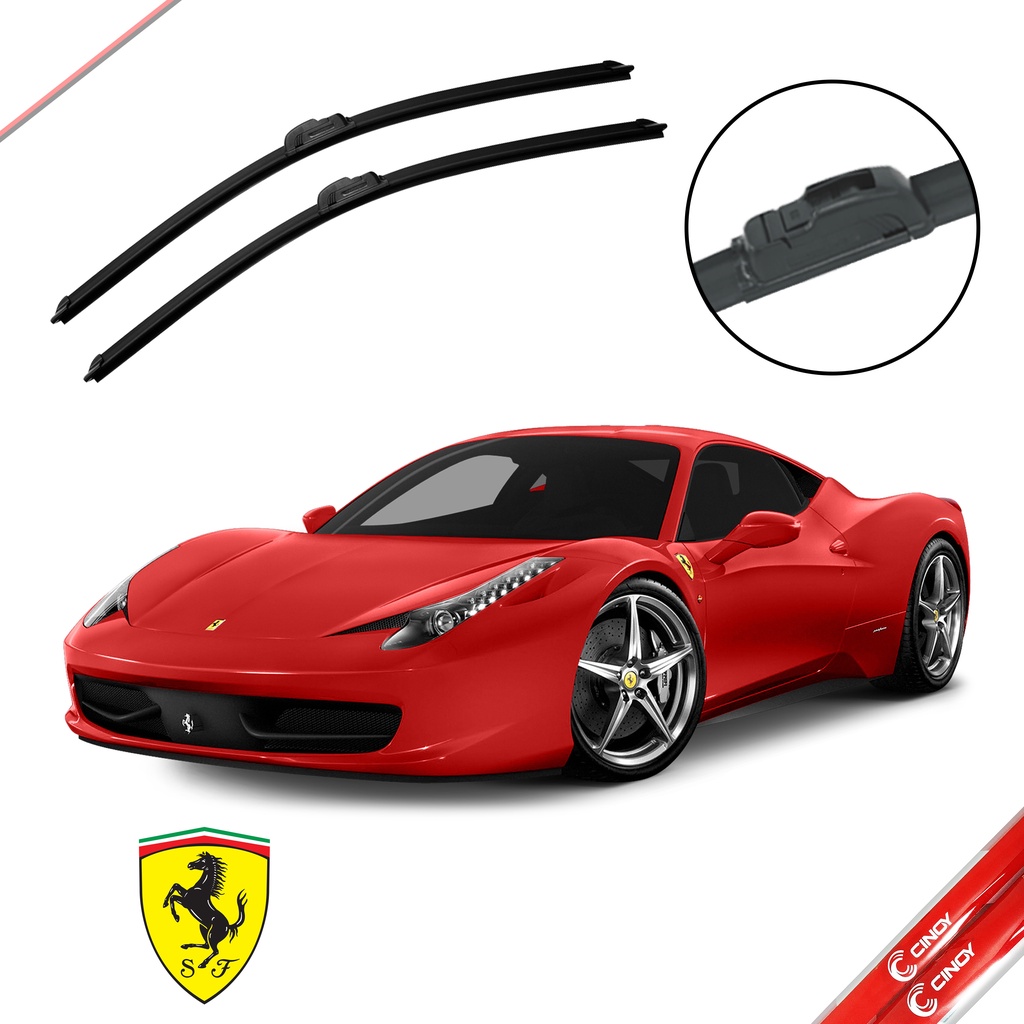 Limpador Paleta Original Ferrari 458 Itália 2013 a 2022 2023 Par Palheta Parabrisa Dianteiro